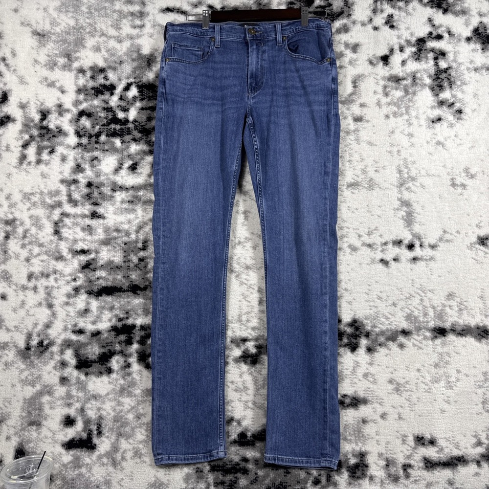 Paige Lennox Jeans Mens Size‎ 33 Medium Wash Slim Leg Stretch Soft Comfy